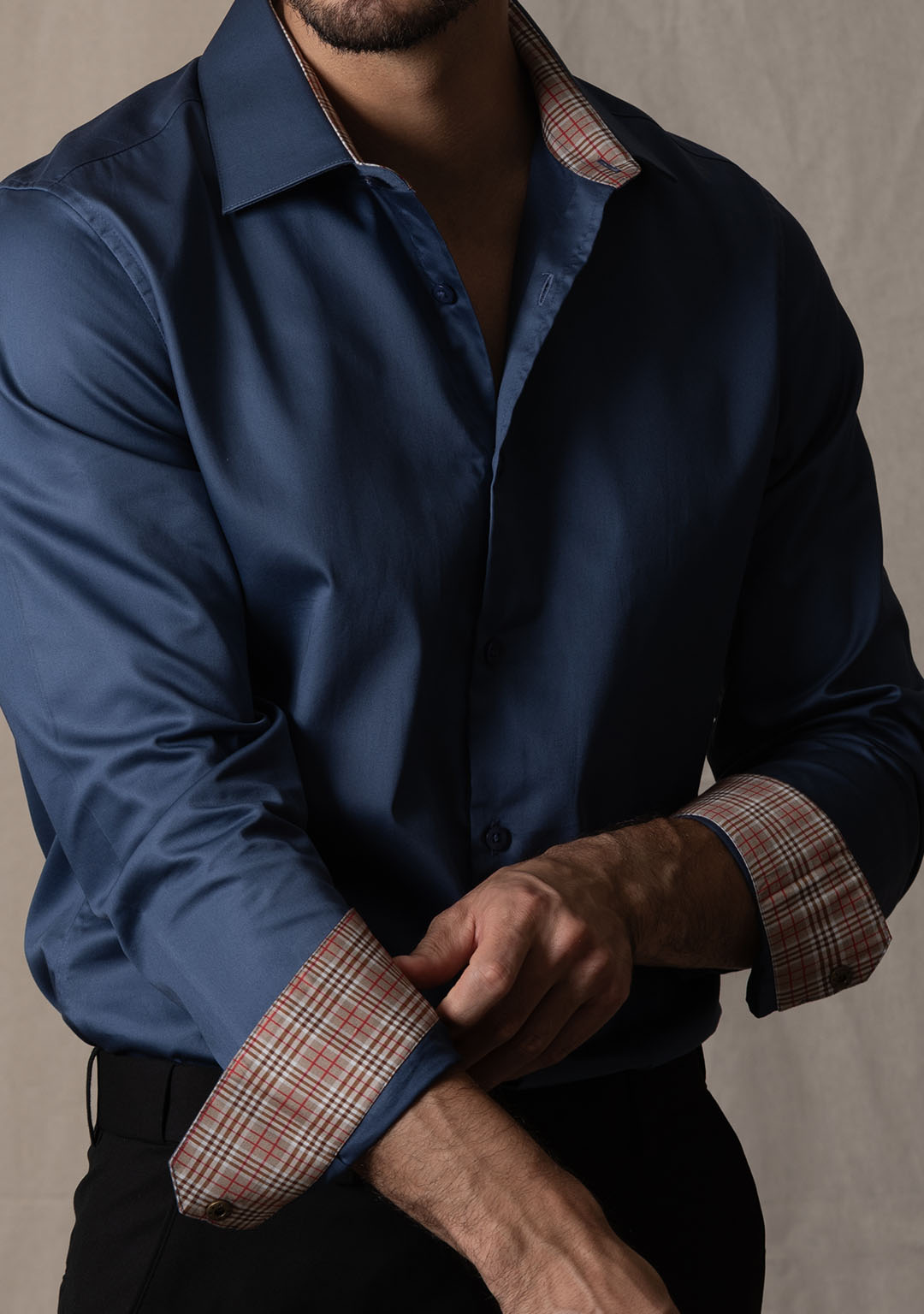 Oxford with Tartan Checks