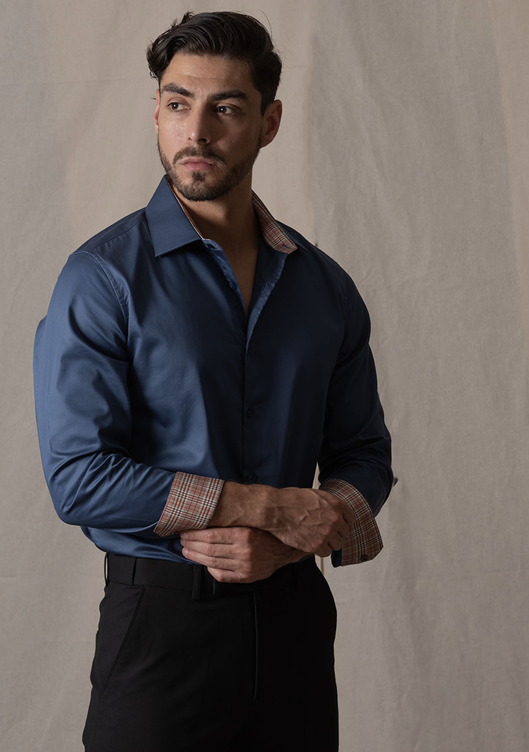 Oxford with Tartan Checks