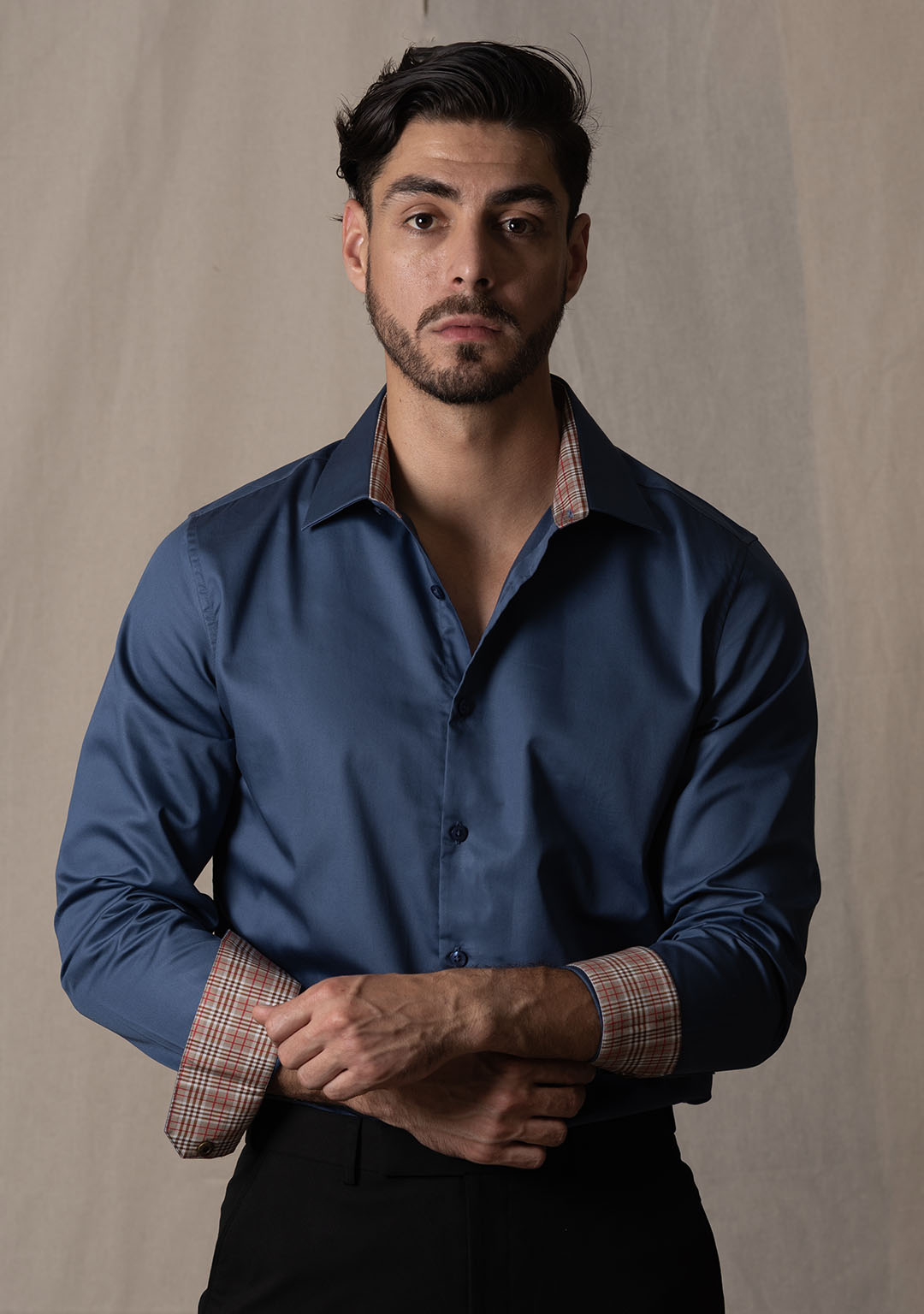 Oxford with Tartan Checks