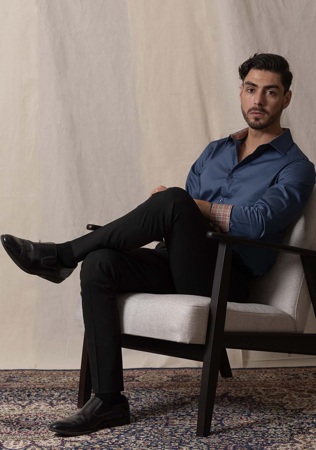 Oxford with Tartan Checks