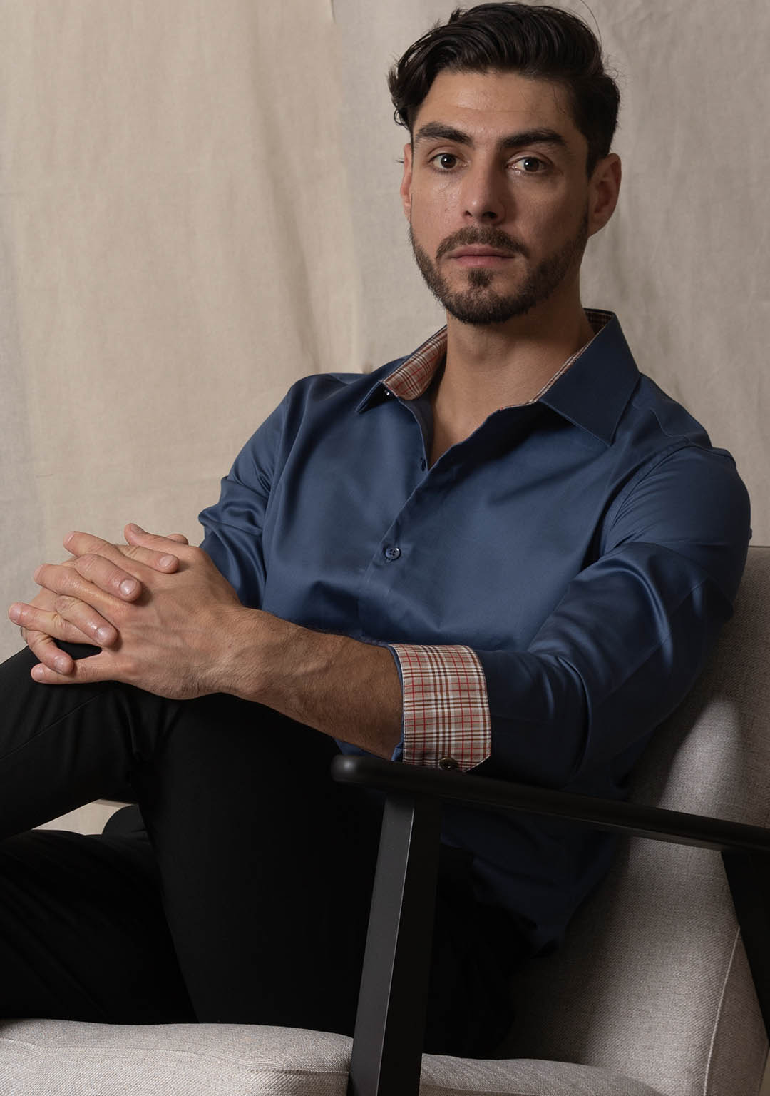 Oxford with Tartan Checks